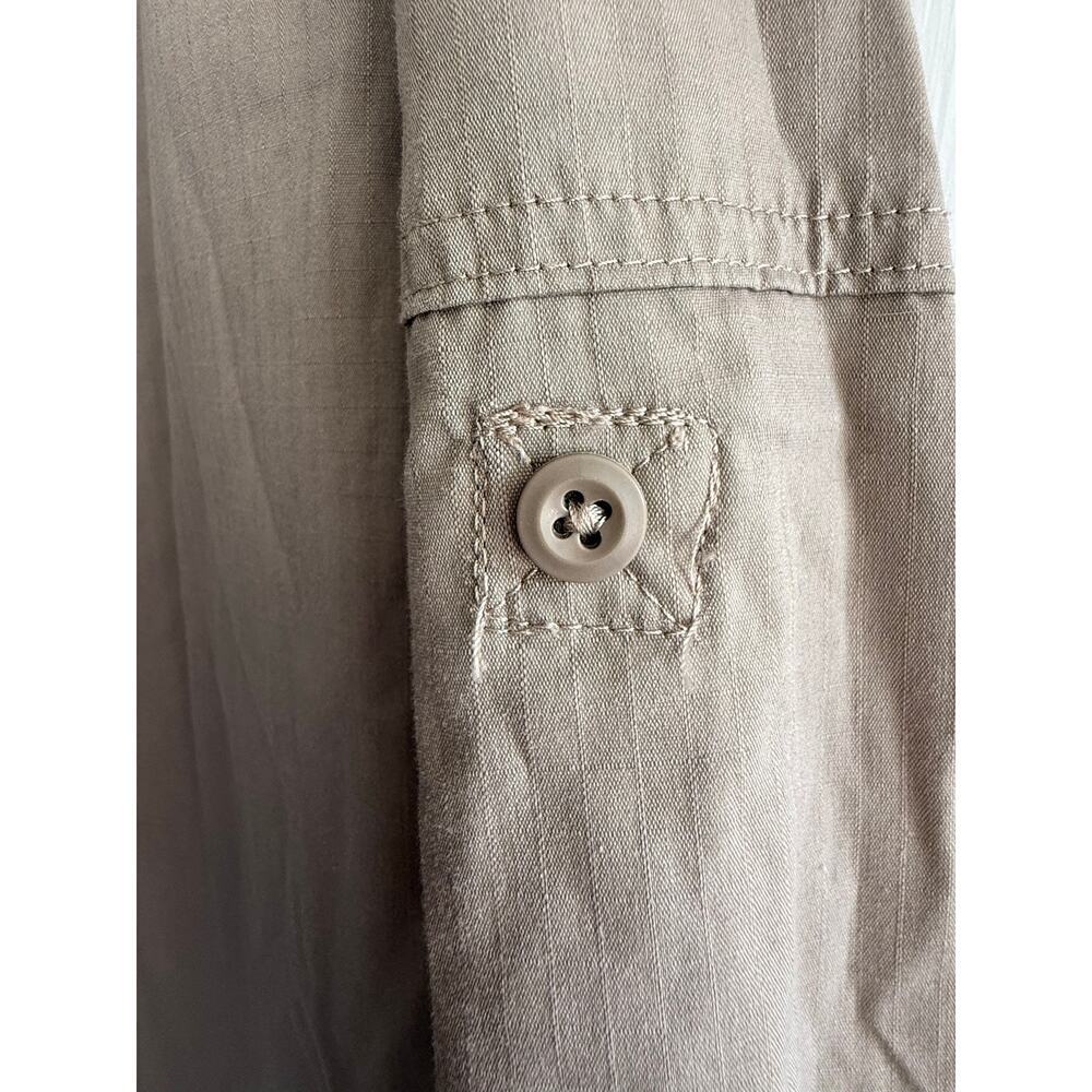5.11 Tactical Button Up Shirt Mens XL Tan Long Sleeve Utility Outdoor Workwear - Picture 10 of 11